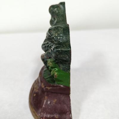 Hand Painted Cast Iron Frog Doorstop