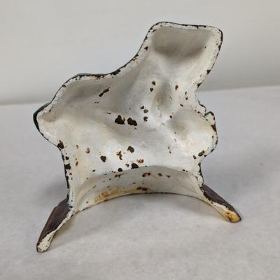 Hand Painted Cast Iron Frog Doorstop