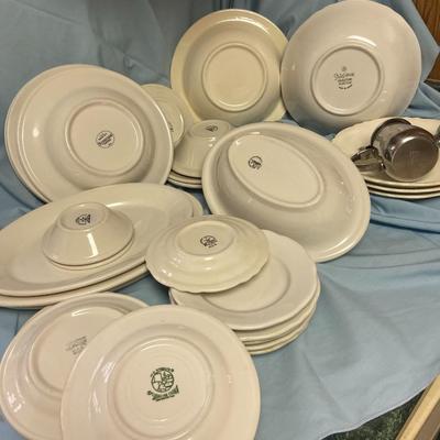 Homer Laughlin Dish Set and Syracuse Restaurant Ware