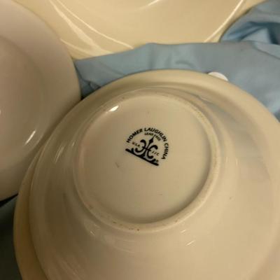 Homer Laughlin Dish Set and Syracuse Restaurant Ware