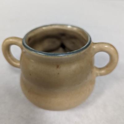 Vintage Pfaltzgraff Childs Double Handled Cup Baby Bear