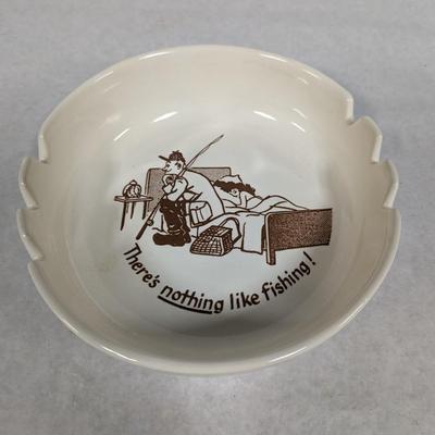 McCoy Ashtray There's Nothing Like Fishing!