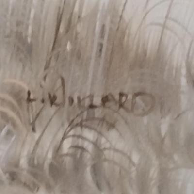 Seascape Painting on Canvas- Signed by Artist- Approx 23" x 19"