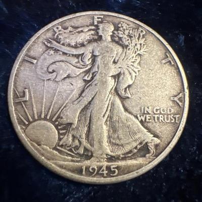 1945 Liberty Walking Half Dollar -90% Silver