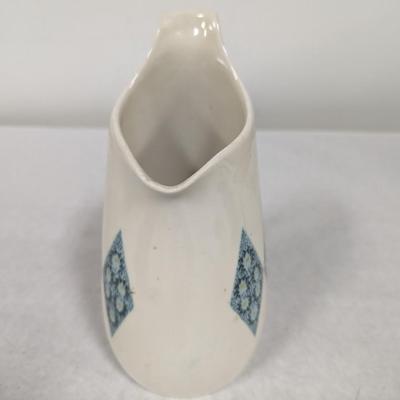 Vintage Iroquois Blue Diamond Creamer