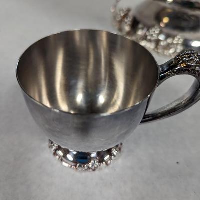 Crescent 5236 Punch Bowl 10 Cups & Ladle