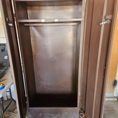 Antique Aluminum Cabinet