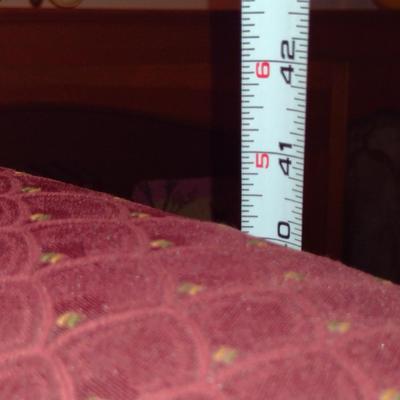 Lane Upholstered Reclining Wing Back Chair (Choice A)