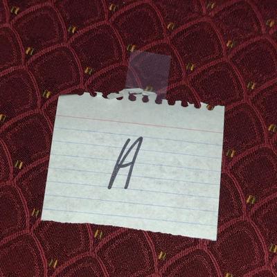 Lane Upholstered Reclining Wing Back Chair (Choice A)