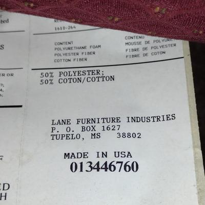 Lane Upholstered Reclining Wing Back Chair (Choice A)