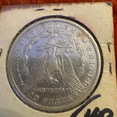 1879 Morgan Dollar P silver U S coin VF