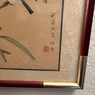 5 FRAMED ASIAN PICTURES