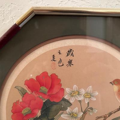 5 FRAMED ASIAN PICTURES
