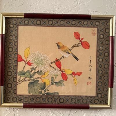 5 FRAMED ASIAN PICTURES