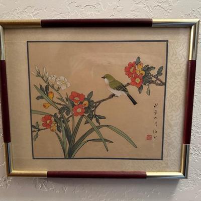 5 FRAMED ASIAN PICTURES