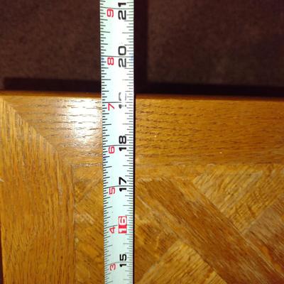 Solid Wood Magazine Rack/Side Table