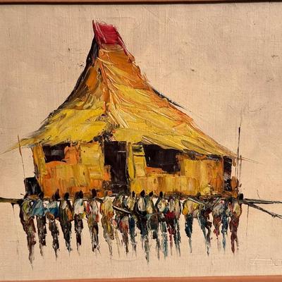 2 SIGNED OIL PAINTINGS