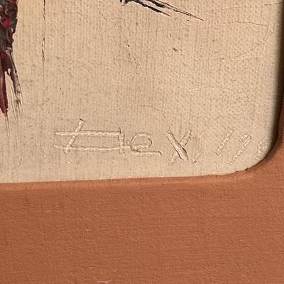 2 SIGNED OIL PAINTINGS