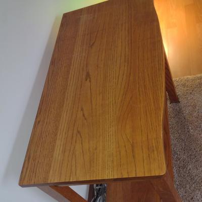 Solid Wood Accent/Entryway Table with Drawer- Approx 30 1/2" x 16 1/2" x 27" Tall