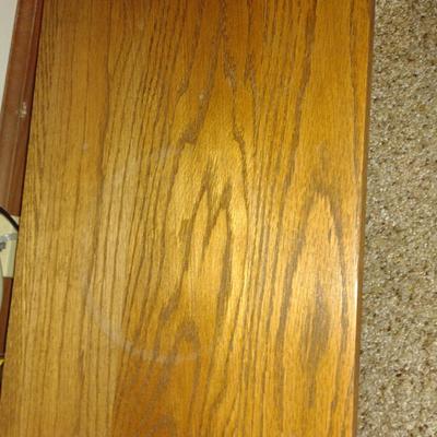Solid Wood Accent/Entryway Table with Drawer- Approx 30 1/2" x 16 1/2" x 27" Tall
