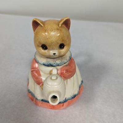 Vintage Takahashi San Francisco Cat Tea Pot Japan