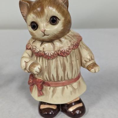 Vintage Kitty Cat Hand Painted Global Art Japan