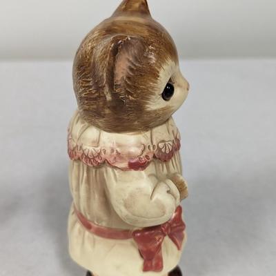 Vintage Kitty Cat Hand Painted Global Art Japan