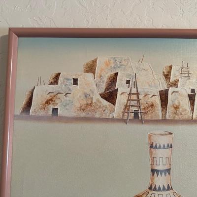 2 SIGNED SOUTH WEST THEMED PAINTINGS