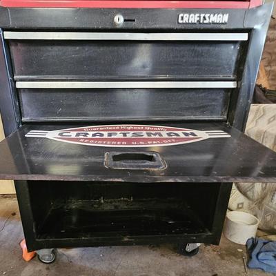 Vintage Black Craftsman Tool Chest