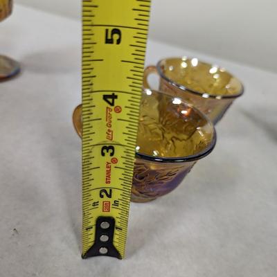Amber Harvest Glasses