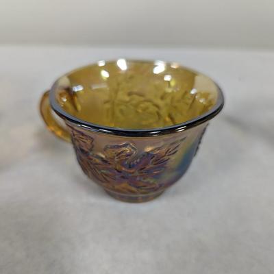 Amber Harvest Glasses