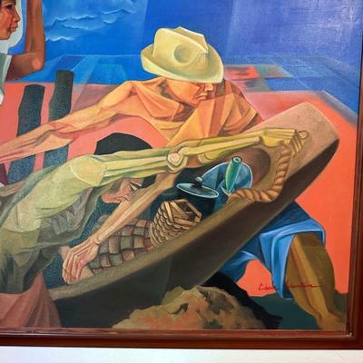 SIGNED OIL PAINTING