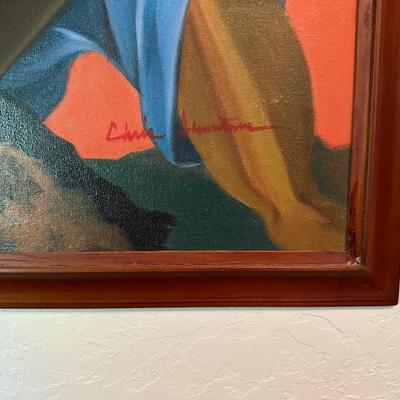 SIGNED OIL PAINTING