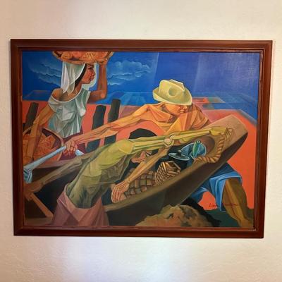 SIGNED OIL PAINTING