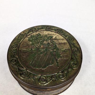 Vintage Embossed Tin
