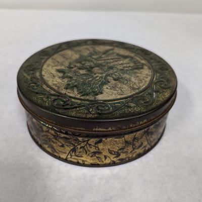 Vintage Embossed Tin