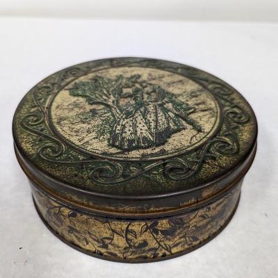 Vintage Embossed Tin