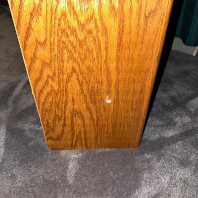 SOLID WOOD BOOKCASE W/ADJUSTABLE SHELVES