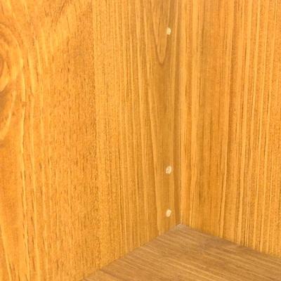 Laminate Wood Finish Bookshelf/Storage Cabinet- Measures Approx 29 1/2" x 12 1/4" x 72" Tall