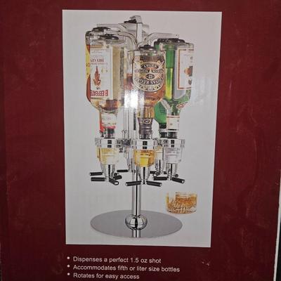 6 Bottle Liquor Carousel