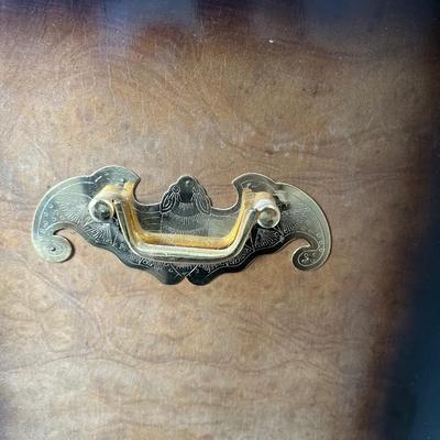 KOREAN TANSU-STYLE CHINOISERIE DRESSER W/BUTTERFLY HARDWARE