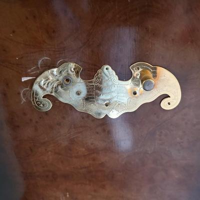 KOREAN TANSU-STYLE CHINOISERIE DRESSER W/BUTTERFLY HARDWARE