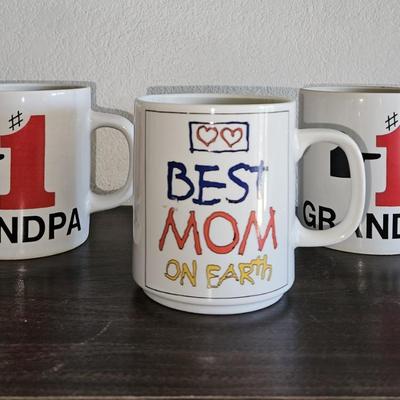 Set of 3 Parent Mugs