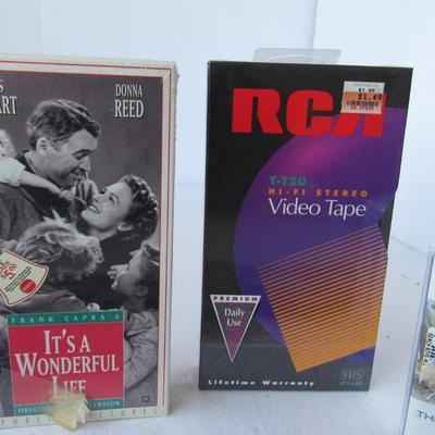 VHS, Casette and CD Lot