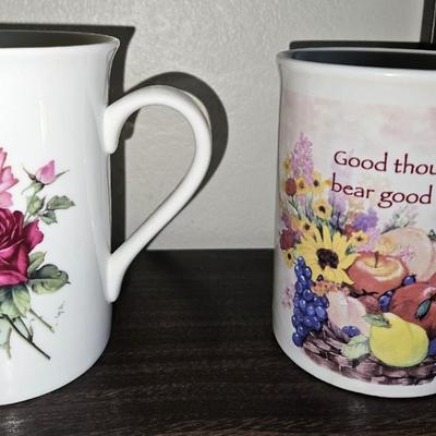 Lot of 4 Inspirational Mugs