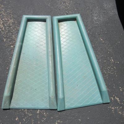 Yard Downspout Trays