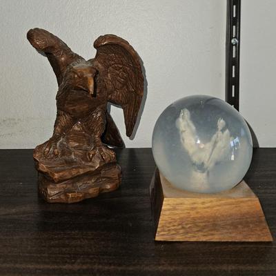 Red Mill MFG Resin Eagle Sculpture By O'Kellogg