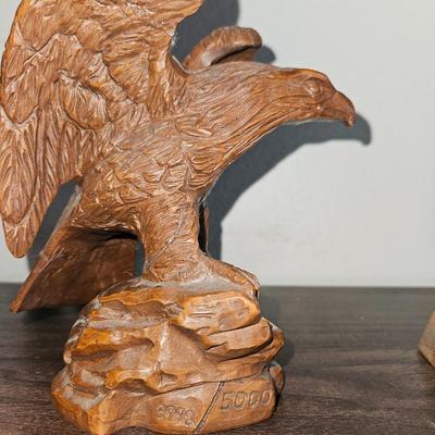 Red Mill MFG Resin Eagle Sculpture By O'Kellogg