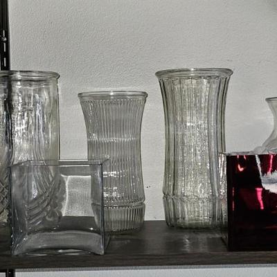 Lot of 9 Vases