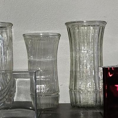 Lot of 9 Vases